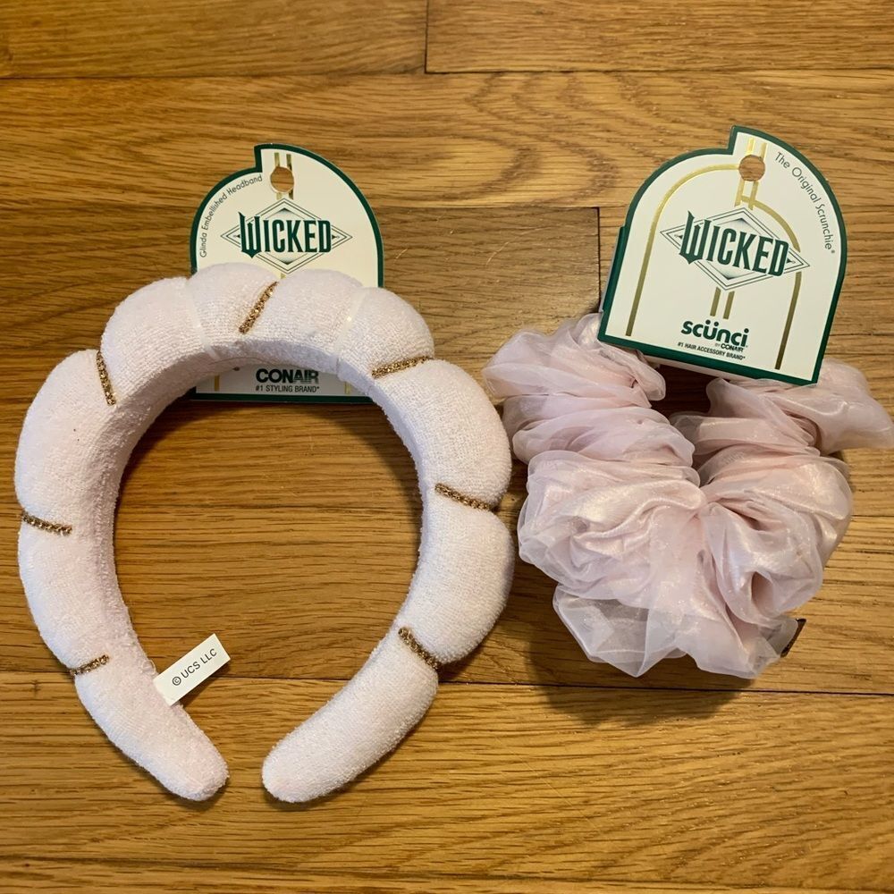 Wicked Pink Headband and Scrunchie Set